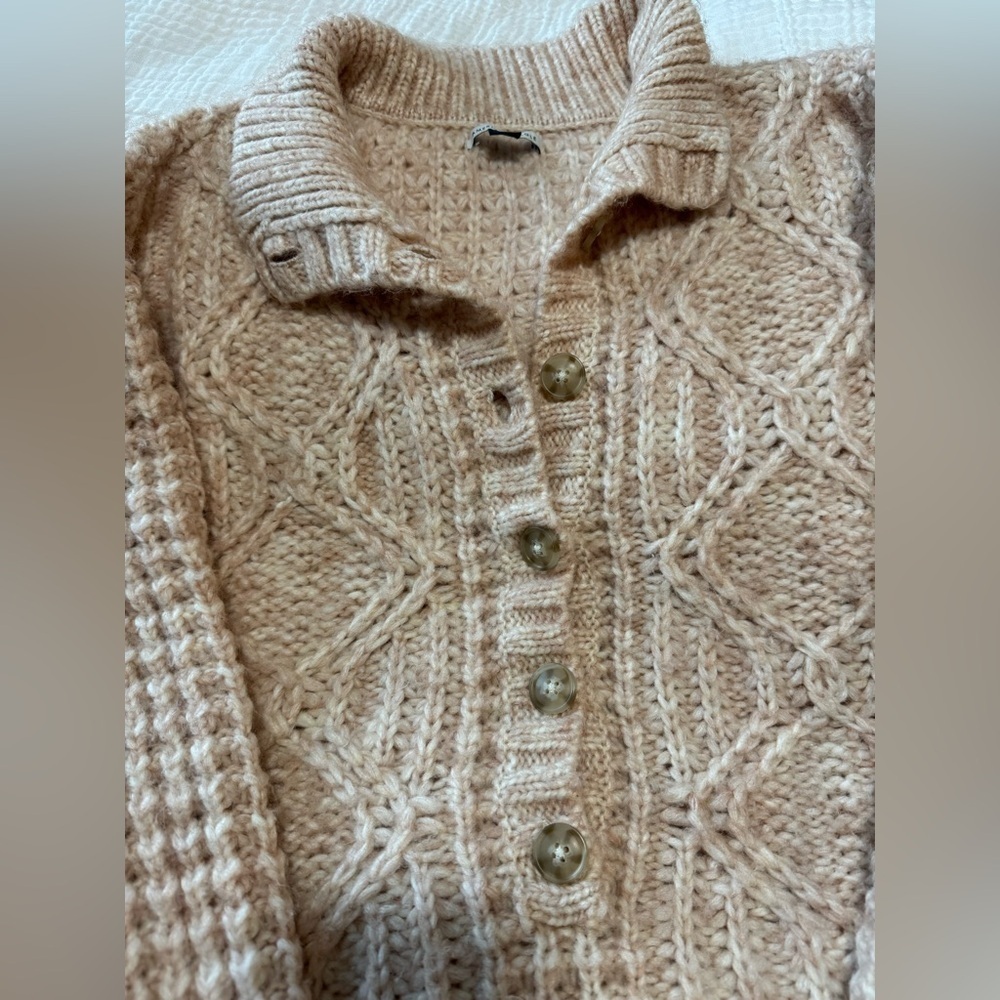 AE Oversized Cable-Knit Sweater l M - Picture 3 of 6